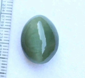 12.80 Ct Chrysoberyl Cats Eye Indian Natural Unheated Genuine Earth Gemstone - Picture 1 of 5