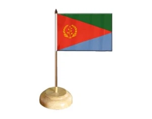 Tischflagge Eritrea eritreische Tischfahne 15x22cm - Picture 1 of 1