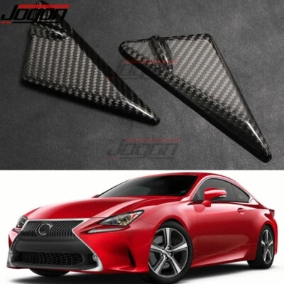 For Lexus RC300 350 F SPORT 2014 2015 2016-22 Carbon Front Window A-Pillar Cover - Image 1 of 4