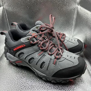 Merrell Women's Hiking Trail Shoes Size 7 Pair NEW Sample Gray Red - Picture 1 of 7