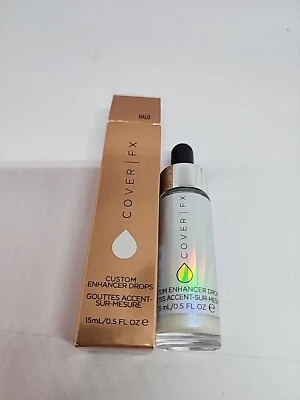 Cover FX Custom Enhancer Drops in HALO holographic 15mL/ 0.5 fl oz NIB Full Size - Image 1 of 4