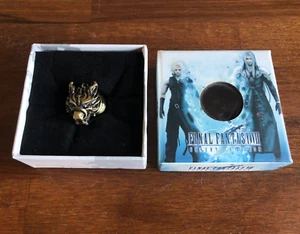 Final Fantasy VII Advent Children - ANILLO DE LOBO FENRIR Joyería En Caja Importación Japón - Imagen 1 de 5