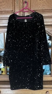 Gina Collection Pailletten Kleid Schwarz Gr.40 Neu - Bild 1 von 6