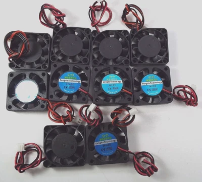 x10 24V DC BOX COOLING FAN 40X40X1OMM BRUSHLESS  JST 2 PIN 2.54 CONNECTOR 3D USA - Image 1 of 4