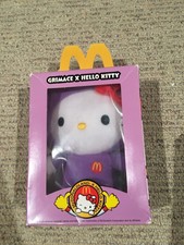 Grimace X Hello Kitty McDonalds Doll Plush Toy