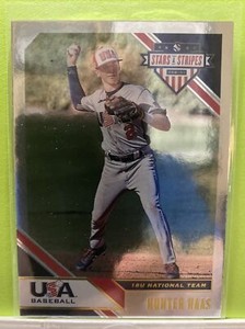 HUNTER HAAS 2020 Panini USA Stars & Stripes Retail Foil Base No. 36