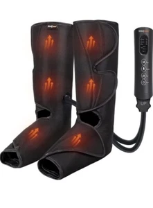 Shinewell Heated Leg & Foot Massager |Adjustable Compression Wraps | Remote Cont - Picture 1 of 1