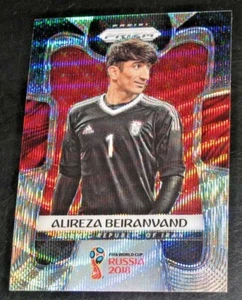 2018 Prizm World Cup Alireza Beiranvand Black & Gold Prizms Refractor Base - Picture 1 of 2