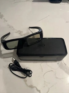 Occhiali 3D Panasonic modello TY-EW3D2MA Full HD + cavo USB + custodia BELLI!!! - Foto 1 di 6