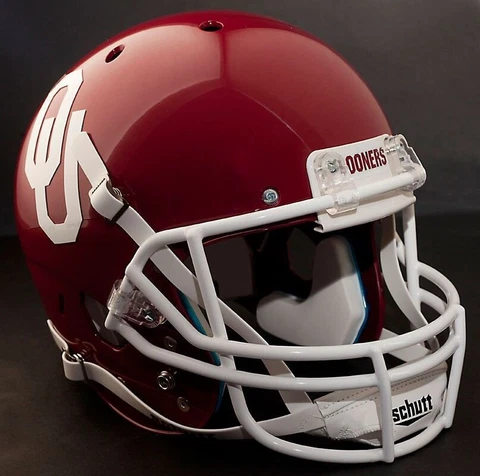 Oklahoma Sooners 1977-1999 NCAA Schutt Full Size Replica Football Helmet Cover