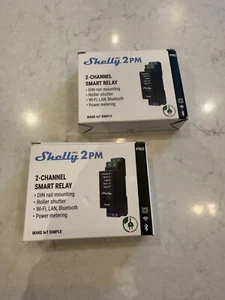 Shelly Pro 2PM - DIN Rail Dual Relais Switch mit Leistungsüberwachung | WiFi + LAN - Bild 1 von 2
