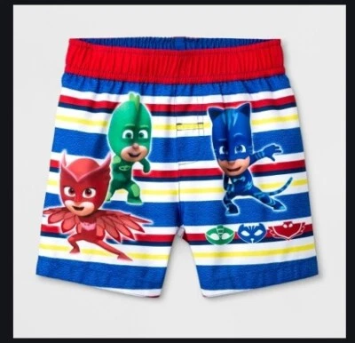 Pj Masks Bañador Niño 5T NUEVO Bañador Board Shorts Catboy Gekko Owlette Foto 1 de 3