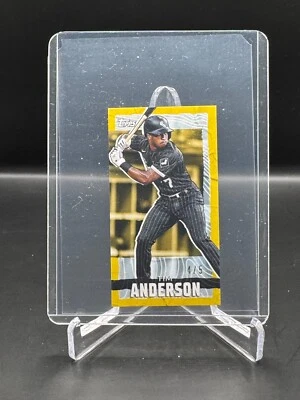 2023 TOPPS RIP!  TIM ANDERSON!  GOLD!  #4/5!  MINI!  CHICAGO WHITE SOX!  SSP! - Image 1 of 2