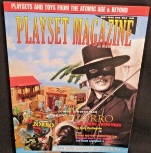 Playset Magazine #8 The ZORRO Phenomena MAR/APR 2003 - Marx & Others - Picture 1 of 5