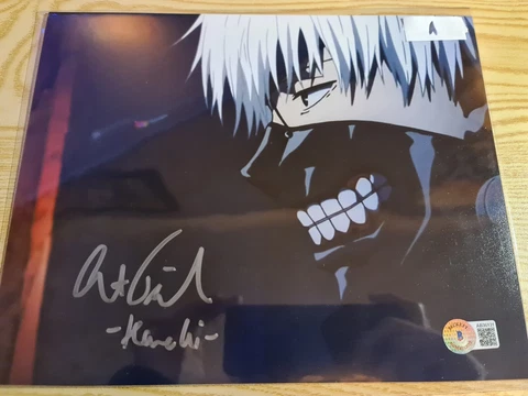 Austin Tindle, Kaneki, Tokyo Ghoul Signed Autograph 8x10 Photo, Beckett COA, A Cover