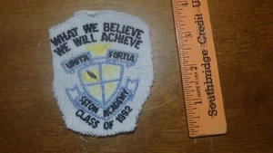 SETON ACADEMY WESTPORT CONNECTICUT PATCH BX V#4 - Picture 1 of 1