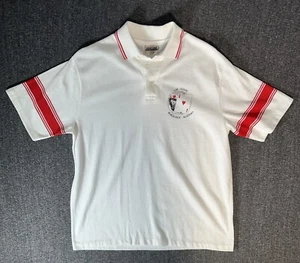 Vintage Print-Ons Las Vegas Blackjack Academy Polo Shirt Large Made USA - Bild 1 von 10