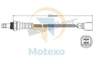 WALKER 250-24532 POST-CAT LAMBDASONDE O2 SENSOR 4-adrig - Bild 1 von 1