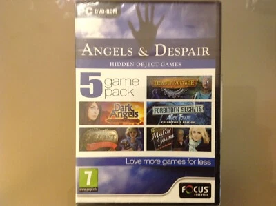 ANGELS & DESPAIR PC DVD-ROM - HIDDEN OBJECT GAMES - BRAND NEW AND SEALED - Image 1 of 2