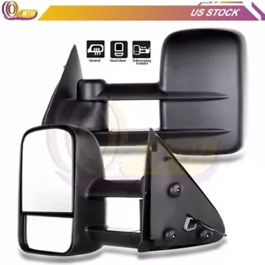 Espejos retrovisores eléctricos eléctricos negros para Ford F150 1997-2001 2002 2003 lado izquierdo+derecho - Imagen 1 de 10
