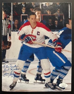 Jean Beliveau Montreal Canadians Signed Autographed Magazine Page JSA COA NHL - Picture 1 of 5