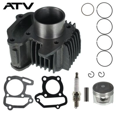 For 1985-2001 Yamaha Badger 80 YFM80 Cylinder Piston Gasket Top End Kit - Image 1 of 4