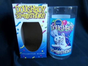 MIB PILLSBURY DOUGHBOY 30th Birthday Plastic Collector Glass 1995 - Picture 1 of 3