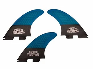 Pacific Vibrations Surfboard Fins Large Fits Fcs2 Al Merrick template - Picture 1 of 6