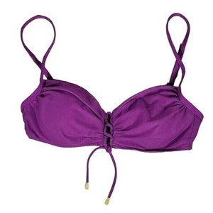 Lauren Ralph Lauren Layered Bikini Top Sz 10 - Foto 1 di 11