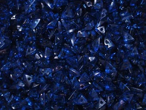Abalorios astillas plástico 25 g azul oscuro joyería espaciador joyería acrílico - Imagen 1 de 2