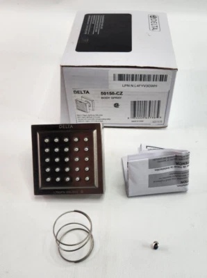 Delta 50150-SS-PR ‎Rociador de cuerpo de montaje en pared - ‎Lumicoat inoxidable - Nuevo Foto 1 de 4