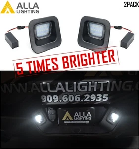 Conjunto de etiqueta de bombilla de repuesto de lámpara de licencia blanca súper brillante Alla Lighting - Imagen 1 de 12