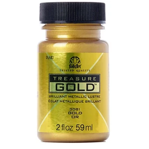 Folk Art Treasure Gold BRILLIANT METALLIC LUSTRE CRAFT PAINT Gloss Sheen MULTI-S - Picture 1 of 8