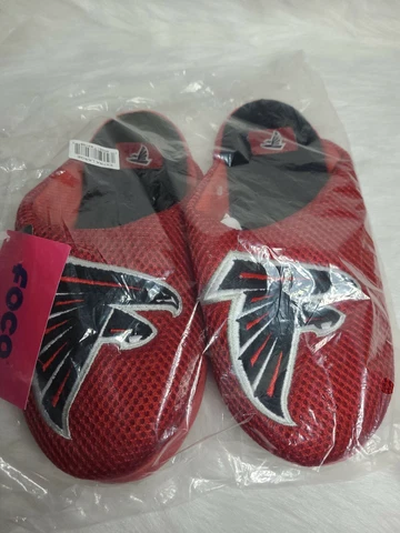 Foco Atlanta Falcon Branded Slippers Size XL (7-8) Cover