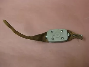 Antik Vintage altes Rennrad Fahrrad Pedal "B" Brooks? Mit Lederarmband - Bild 1 von 5