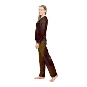 MSM SHADOWS Collection KV1 Women's Satin Pajamas - Picture 1 of 9
