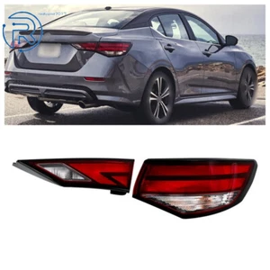 Tail Lamp For 2021 2022 2023 Nissan Sentra Tail Lights Halogen Right Inner&Outer - Picture 1 of 9