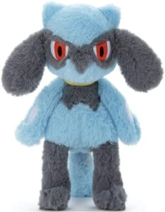 Takara Tomy Pokemon Kuta Kuta Tatta Plush Doll Riolu Size S Height 25cm Japan - Picture 1 of 3