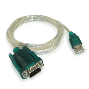 3ft USB Type-A to Serial (DB9 Male RS232) Converter Cable - Picture 1 of 2