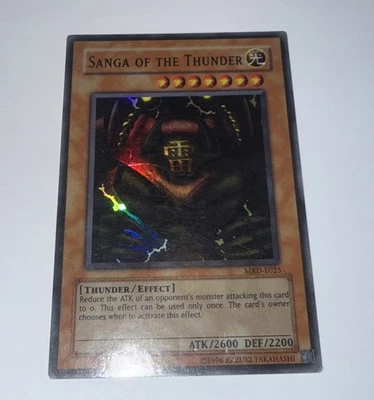 Yugioh Sanga of the Thunder MRD-E025 Super Rare Unl (MP) - Image 1 of 3