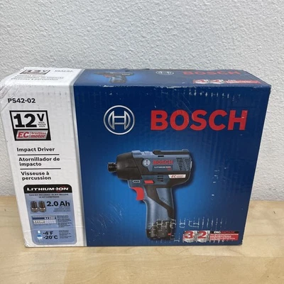 Bosch PS42-02. 12V Max EC Brushless Impact Driver Kit. Pistol Grip. Brand new 🔥 - Image 1 of 4