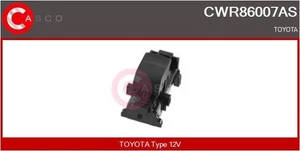 CWR86007AS CASCO Switch, window regulator for TOYOTA - Picture 1 of 1