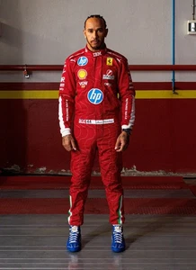 MONZA 2025 - LEWIS HAMILTON FERRARI NEUESTER F-1 GO KART RENNANZUG - ALLE GRÖßEN - Bild 1 von 7