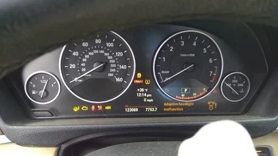 Speedometer Sedan MPH Base Fits 12-16 BMW 328i 1593728 - Изображение 1 из 4