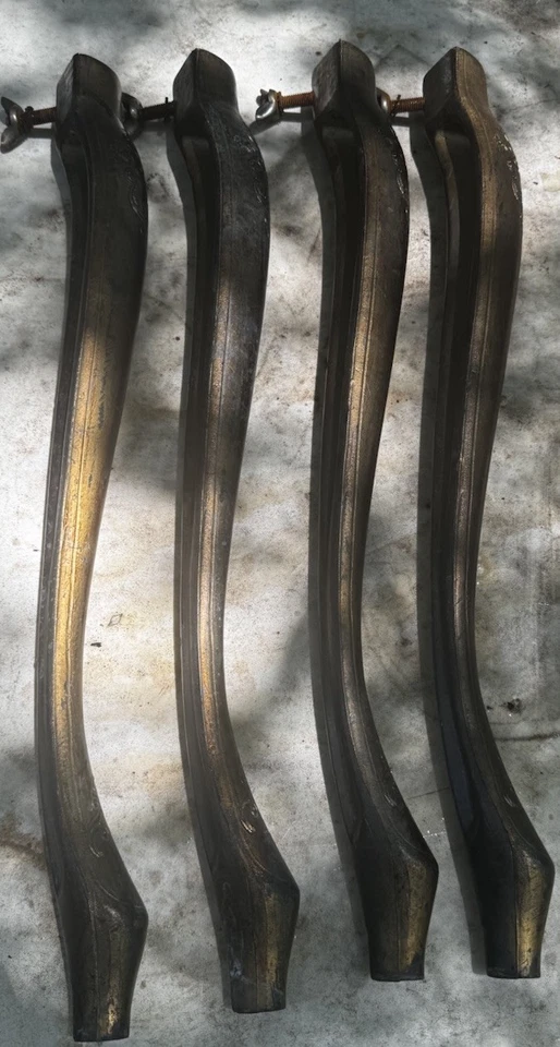 "Patas descapotables cónicas de resina de 4-19"" de alto artesano de salvamento provincial francés" Foto 1 de 4