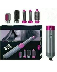 Spazzola Asciugacapelli 5 In 1 Accessori Intercambiabili Ceramica e Ioni new - Foto 1 di 3