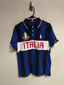Polo Ralph Lauren Para Hombres Italia Fútbol Club Manga Corta Polo Grande - Imagen 1 de 7