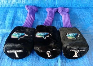 Vintage MLB TAMPA BAY DEVIL RAYS 1, 3, X Golfschläger gesticktes Logo Kopfbedeckungen - Bild 1 von 7