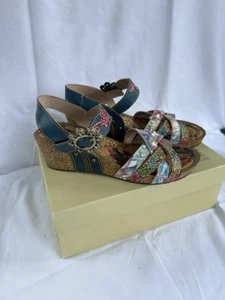 Sandalia de cuña Spring Step Lartiste Audrey talla 9 - Imagen 1 de 7