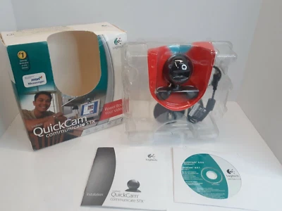 Logitech QuickCam Communicate STX Webcam Computer Skype Face Time Web Cam USB 2 - Immagine 1 di 4